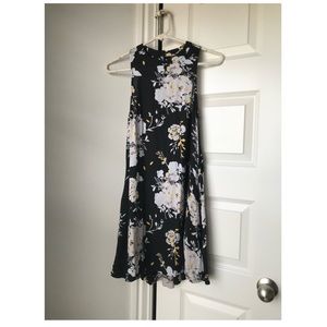 Knot Sisters Sundance Dress Black Botanical (XS)